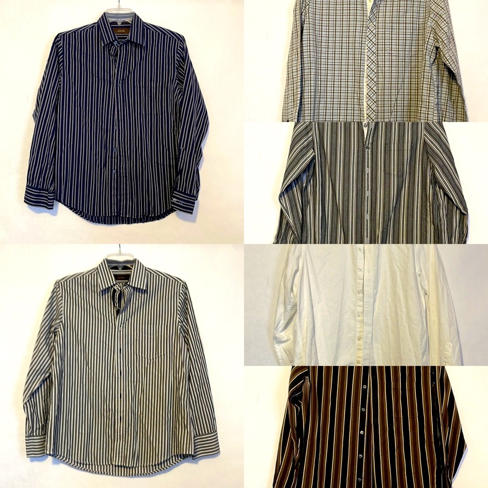 Lot of 6 Tasso Elba Men’s Dress Shirts